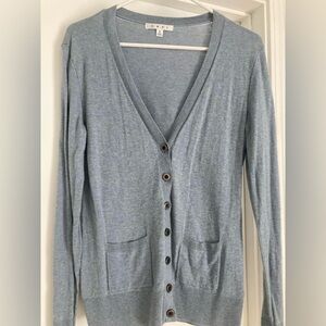 Cabi Light Blue Women's Cardigan Sweater